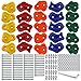 Ogrmar 25 PCS Rock Climbing Holds Set with Mounting Screws and Hardware for DIY Kids Indoor and Outdoor Play Set Use White