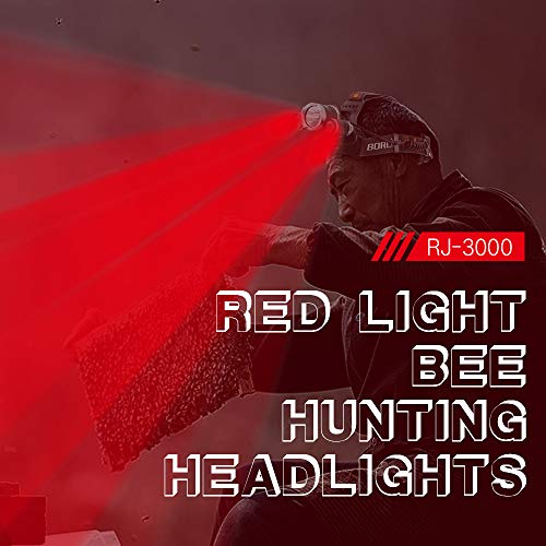 BORUIT LED Headlamp - Ultra Bright 5000 Lumens, 3 Lighting Modes,White & Red LEDs, IPX4 Water Resistant, USB Rechargeable Head Lamp Perfect for Running, Camping, Hiking & More - Thumbnail 6