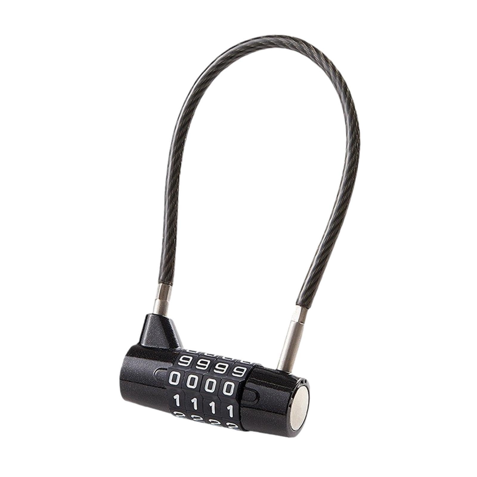 TUXCAXI Combination Lock Suitable for Schools Pool Lockers Gym Travel and Baggage with Maximum Security Suitcases Handle Gate School Gym Locker Sports Refrigerator, 175mm