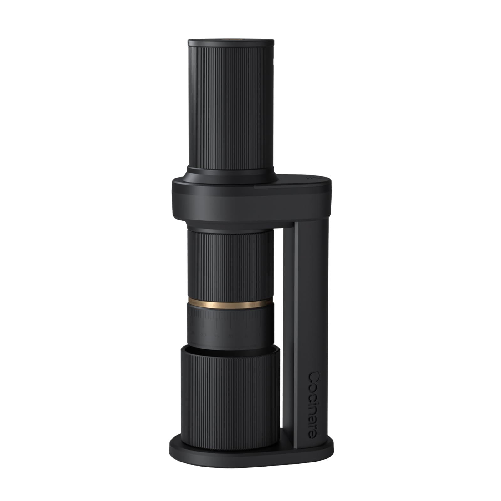 CocinareCoffee Grinder Electric Wireless 2-in-1 Portable & Removable Countertop Kit, Burr Coffee Grinders, for Drip, Espresso & Cold Brew - Black