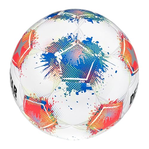 Derbystar Bundesliga Fußball 2025/2026, Offizielles Design, Größe 5 Freizeitball, Kickerball, Präzises Flugverhalten