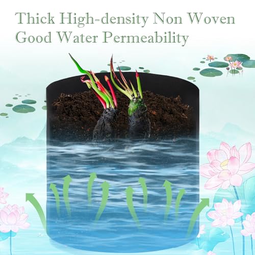 6 unidades de vasos de lírio para lago, plantador de lago aquático para lago, durável, respirável, s