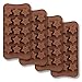 homedge 15-Cavity Sternförmige Schokoladenform, Satz von 4 STÜCKE Non Stick Food Grade Silikonform für Süßigkeiten Schokoladengelee, Eiswürfel MI 4 günstig Kaufen-homedge 15-Cavity Sternförmige Schokoladenform, Satz von 4 STÜCKE Non Stick Food Grade Silikonform für Süßigkeiten Schokoladengelee, Eiswürfel