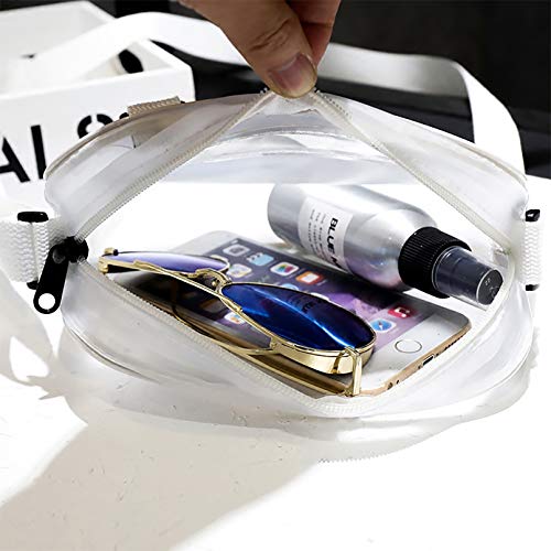 Enkrio Clear Bag Stadium Approved Clear Purse Mini Clear Messenger Bag Matte Cross Body Bag With Adjustable Strap For Women Men #TOP3