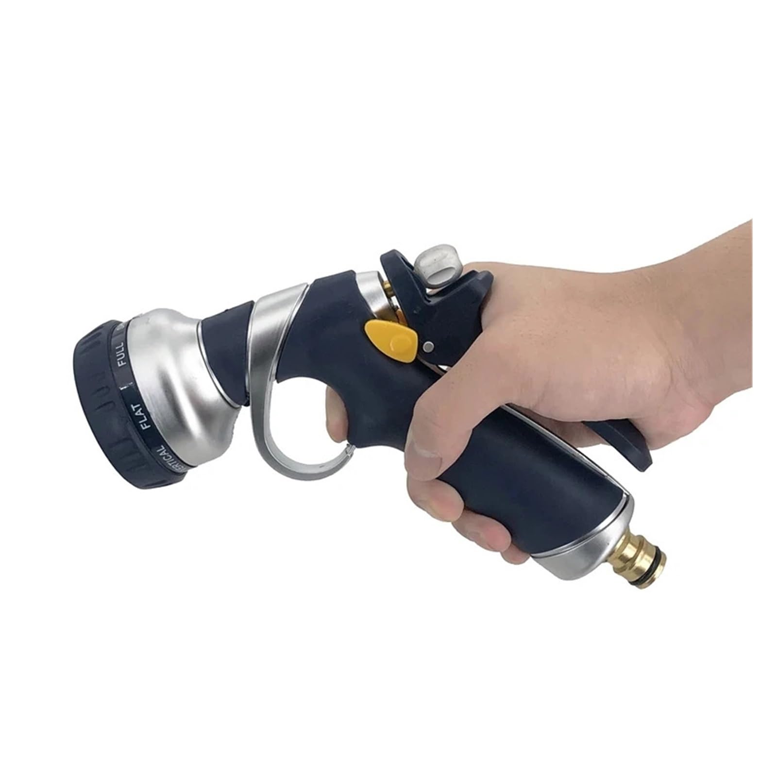 KKXXYQFC Pistolet natryskowy z wężem ogrodowym 1 szt. Pistolet ogrodowy na wodę, regulowana dysza węża zraszającego, myjka wysokociśnieniowa, narzędzie do czyszczenia myjni samochodowej, zraszacz do