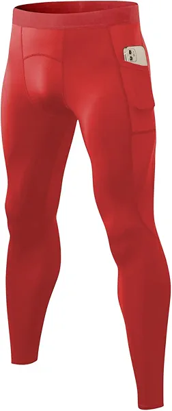 Queerier Men’s Compression Pants Cool Dry Workout Leggings Athletic Sports Base Layer Bottoms Running Tights