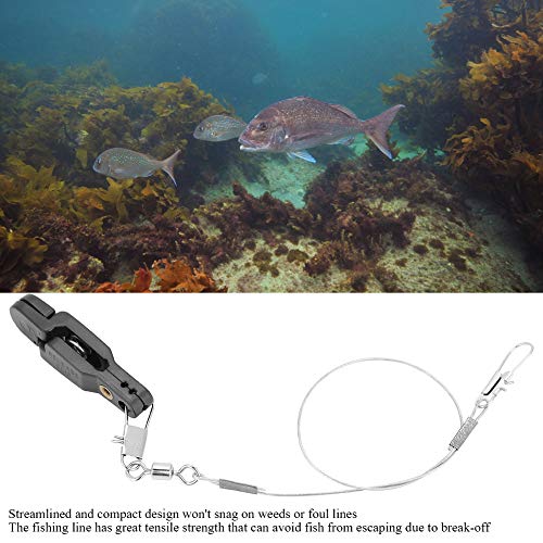 Power Grip Board Mast Release Snap Clip Clamp Steel Fishing Line BShape Pin for Sea Fishing