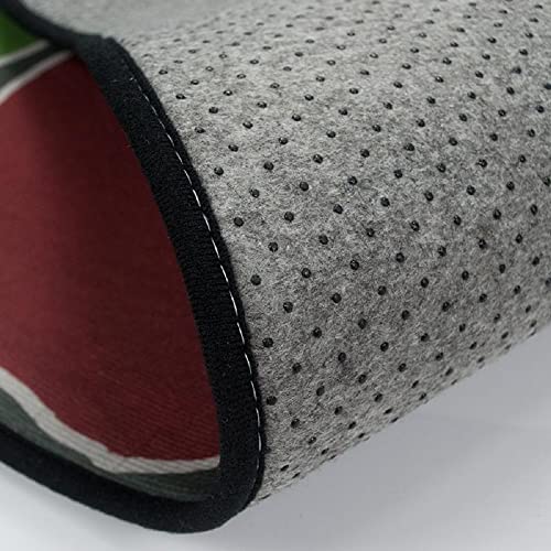 Image of HomeCloud Rubber 6mm Fruit Printed Thick Anti Slip, Washable, Big Size, Printed, Designer Folding Kitchen Mat for Floor Home Bedroom -, Standard Size (40 x 120 cm 40 x 60 cm)