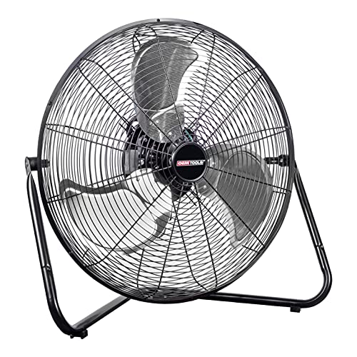 Limited Discount OEMTOOLS OEM24881 18 Inch High Velocity Heavy Duty, Home, Floor Bedroom, Aluminum Blades, Indoor Fan, Black