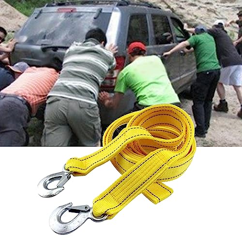 Cinta de Reboque Com Gancho, Cinta de Recuperação 5 Toneladas de Carga 13 Pés de Comprimento Nylon d
