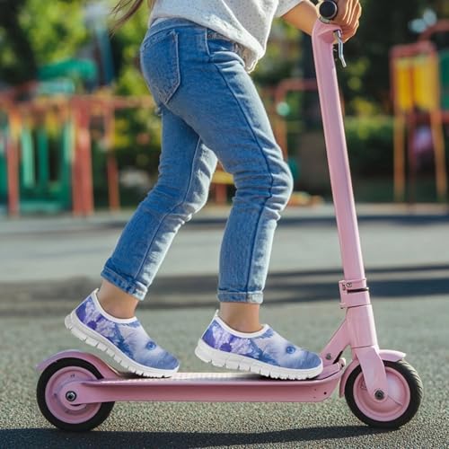 Boys Girls Shoes Kids Slip On Loafers Lightweight Non Slip Soft Walking Shoes Outdoor Low Top Casual Sneakers White Sole Size 11-154