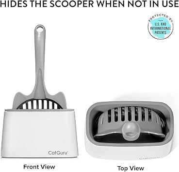 CatGuru Litter Scoop Holder and Litter Mat (Medium) Bundle