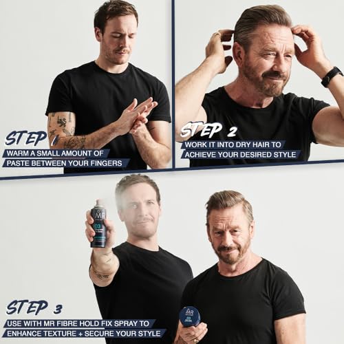 MR Style Paste (75g). Mens Hair Wax, Matte Clay with System-PPX, Hair Paste Men, Hair Clay Men for Texture & Definition, Mens Hair Thickening Products, Vegan & Cruelty Free Mens Hair Products - Image 5