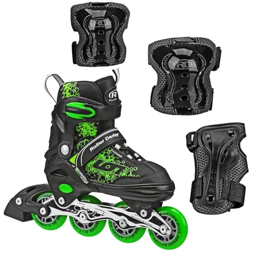 Roller Derby ION 7.2 Inline Skates Protective Gear,