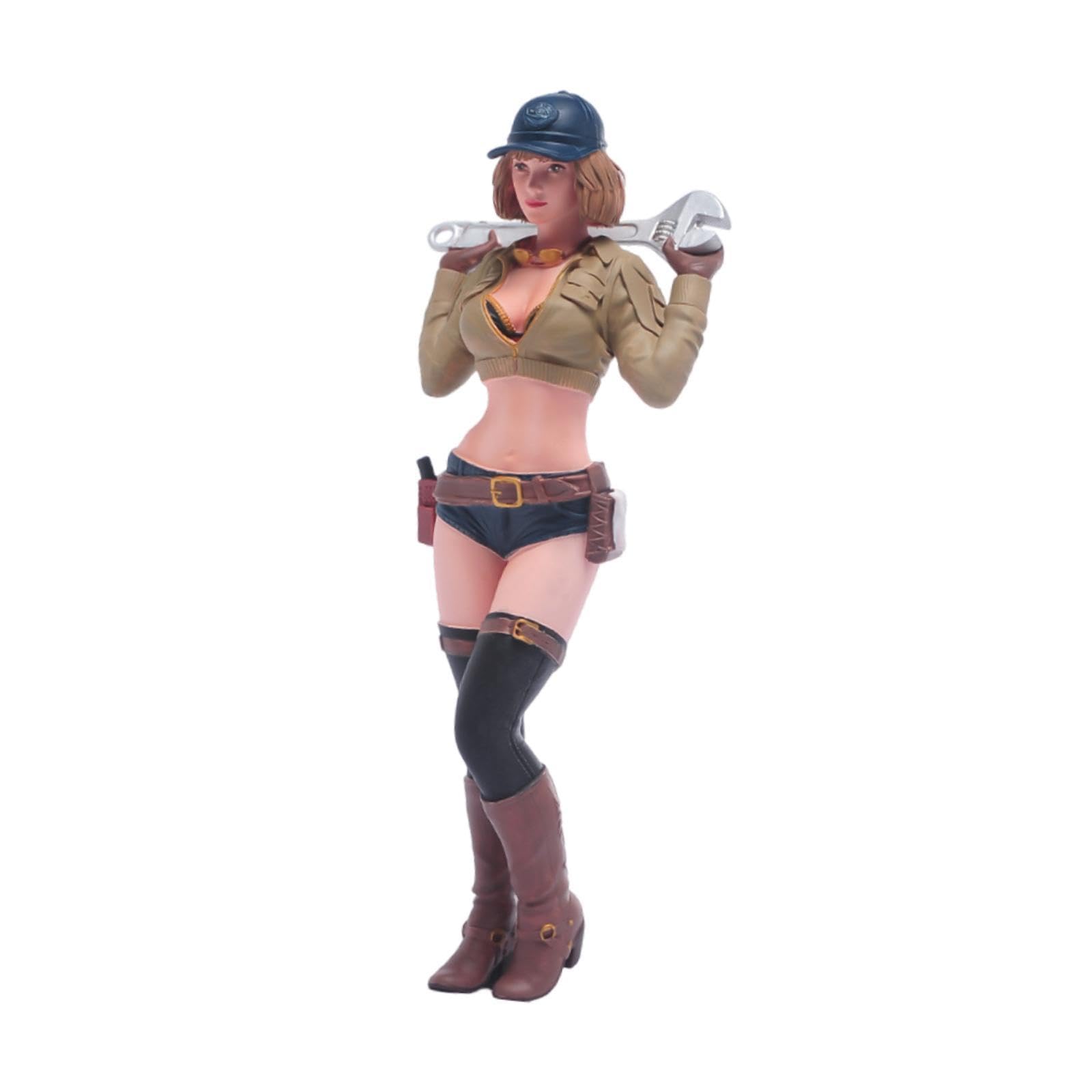 1/6 女性軍人① フィギュア　ジャンク品 Amazon | Zxpjkyu スケールレースビューティーメカニックフィギュア