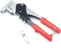 MTX Rebitador Manual Tipo Alicate 263 mm – Cabeça Giratória 360° para Rebites em Ângulos Difíceis