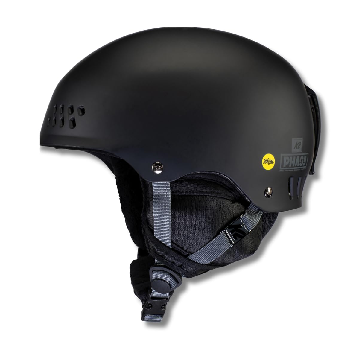 Amazon.com: K2 Phase MIPS Men's Snow Helmet, Black, Small : Sports