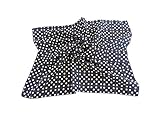 Polka Dots Klassiker Halstuch blau weiß gepunktet - Rockabilly accessoires damen - Polka dots - Halstuch Größe 48x48