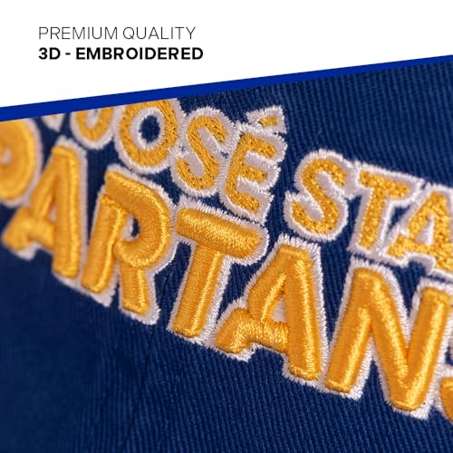 Gorra bordada ajustable color azul estilo B miniatura 3