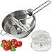 Produktbild Hausfelder Passiersieb Passiermühle - 18/10 Edelstahl spülmaschinengeeignet, Passiergerät Passiermaschine zum Passieren von Suppen Tomaten Gemüse Kartoffeln