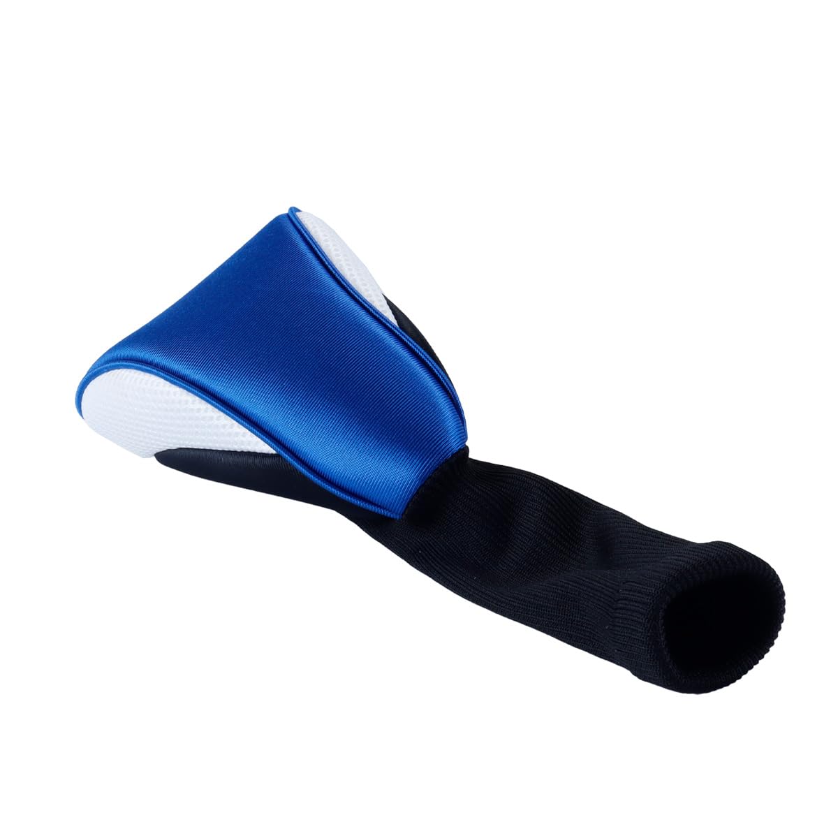 Namvo Juego de 3 cubiertas de madera para palo de golf, funda protectora para palo de golf, color azul y blanco