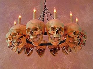 Skull Chandelier w/ 12 Skulls