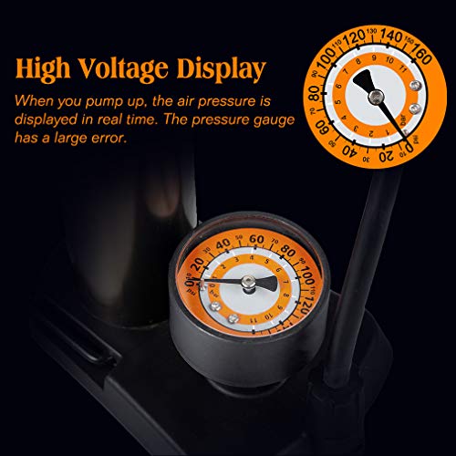 image for JUISEE Mini Bike Pump High Pressure Compact Bicycle Pump Light and Por