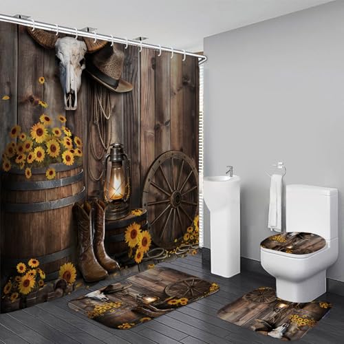 KOKGYM Cowboy Western Shower Set
