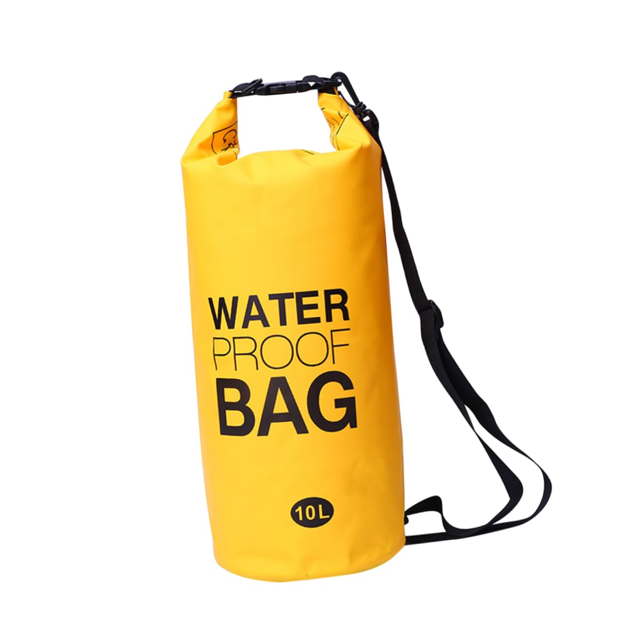 Hemoton PVC Gear Bag Inflatable Storage Bag for Boating Kayaking Fishing Rafting Swimming Camping and Rescuing Durable Floating Mesh Fabric Yellow