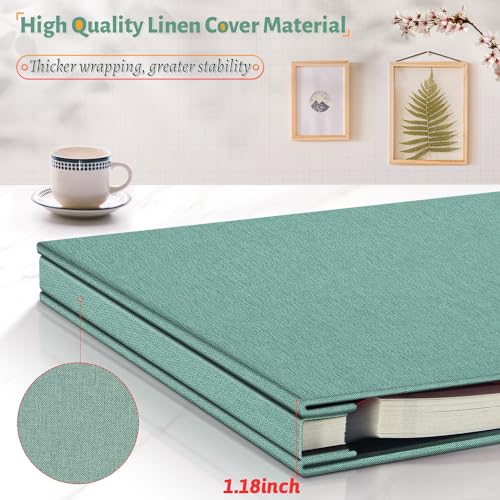 Image of Artfeel Photo Album Self Adhesive Scrapbook,60 Pages Large Photo Book for 4x6,5x7,8x10 Pictures,DIY Album for Baby Wedding Family Travel Birthday,with Metallic Pen and Scraper