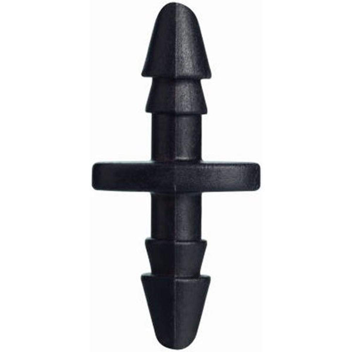 2 Pack (50 Total Fittings) Orbit 1/4 Inch Drip Barbed Coupling for Drip Irrigation Tubing - 25 Pack