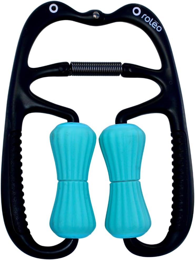 Roleo Masajeador de piernas – Rodillo muscular, masajeador de pantorrilla, masajeador de muslos, dolor muscular, punto gatillo, rodillo de banda IT,