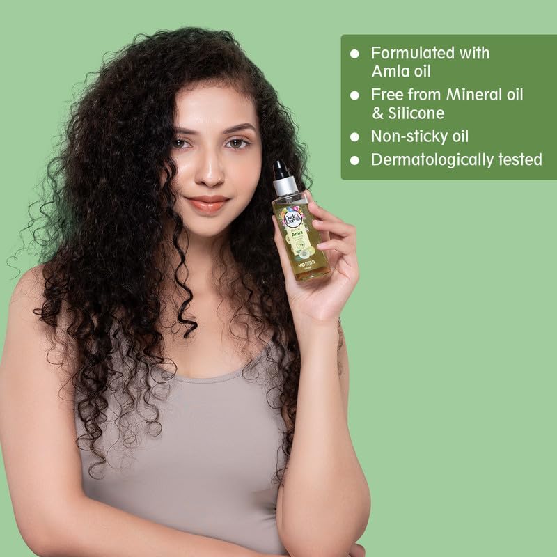 Miniatura 2 de Amla - Aceite capilar para cabello fuerte y brillante  Mezcla de aceite prensado en frío  Fortalece y promueve el brillo  3.4 fl oz  No pegajoso