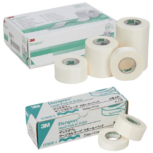 DURAPORE SILK TAPE (12) 3M Size: 2.5cm X10YD