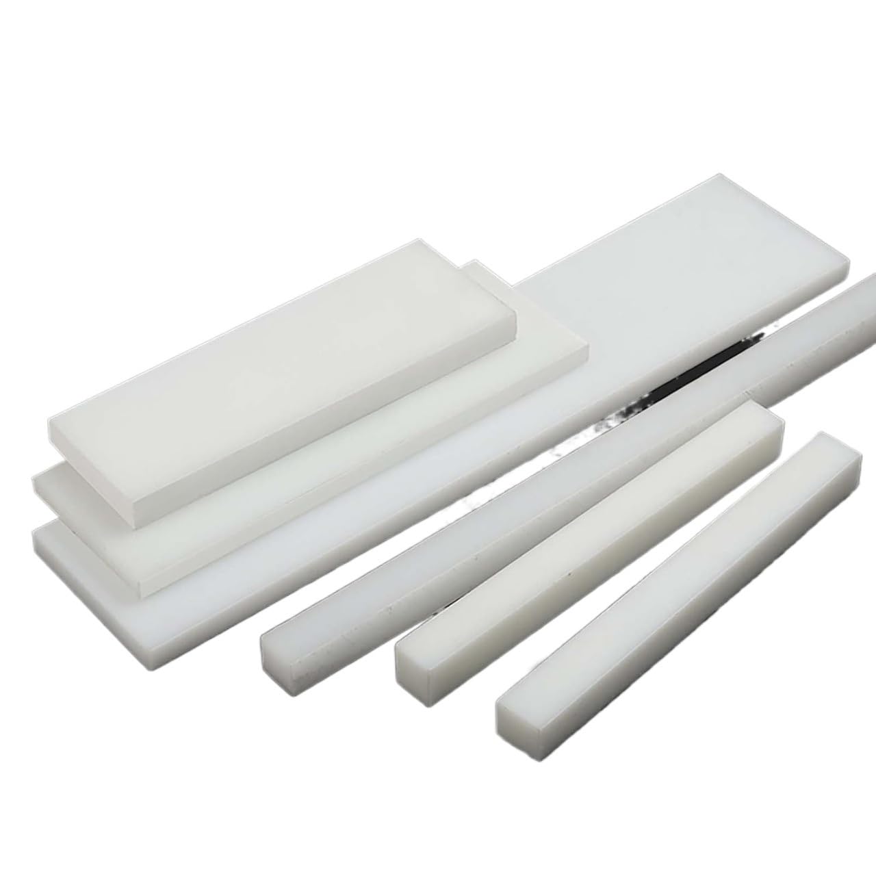 Weiße Nylonfolie, 1 m x 40 mm, 2–10 mm dick, for die Bearbeitung von DIY-Modellbau, 1 Stück(3mm)