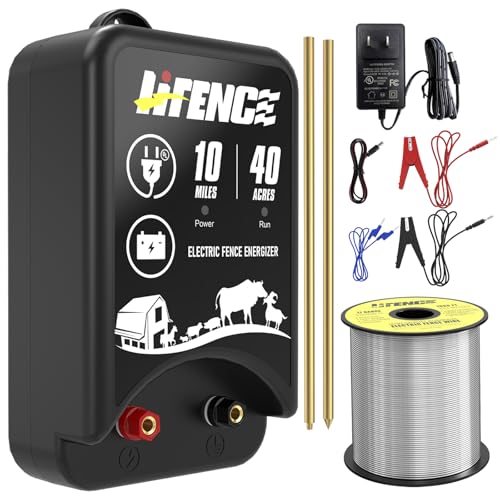 LIFENCE AC/DC 2 in 1 Power Supply, Electric Fence...