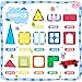 Anbalulu Magnetic Tiles 100PCS with 2 Cars, STEM Educational Building Blocks for Kids Ages 3-9, Magnet Construction Toys Gift for Toddlers