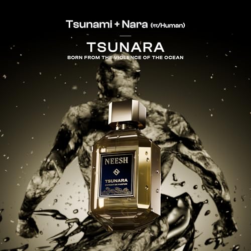 Image of NEESH Tsunara Extrait de Parfum 100ml, Luxury Unisex Fragrance, Marine & Woody Notes, High-Concentration Perfume, Premium Scent for Men & Women