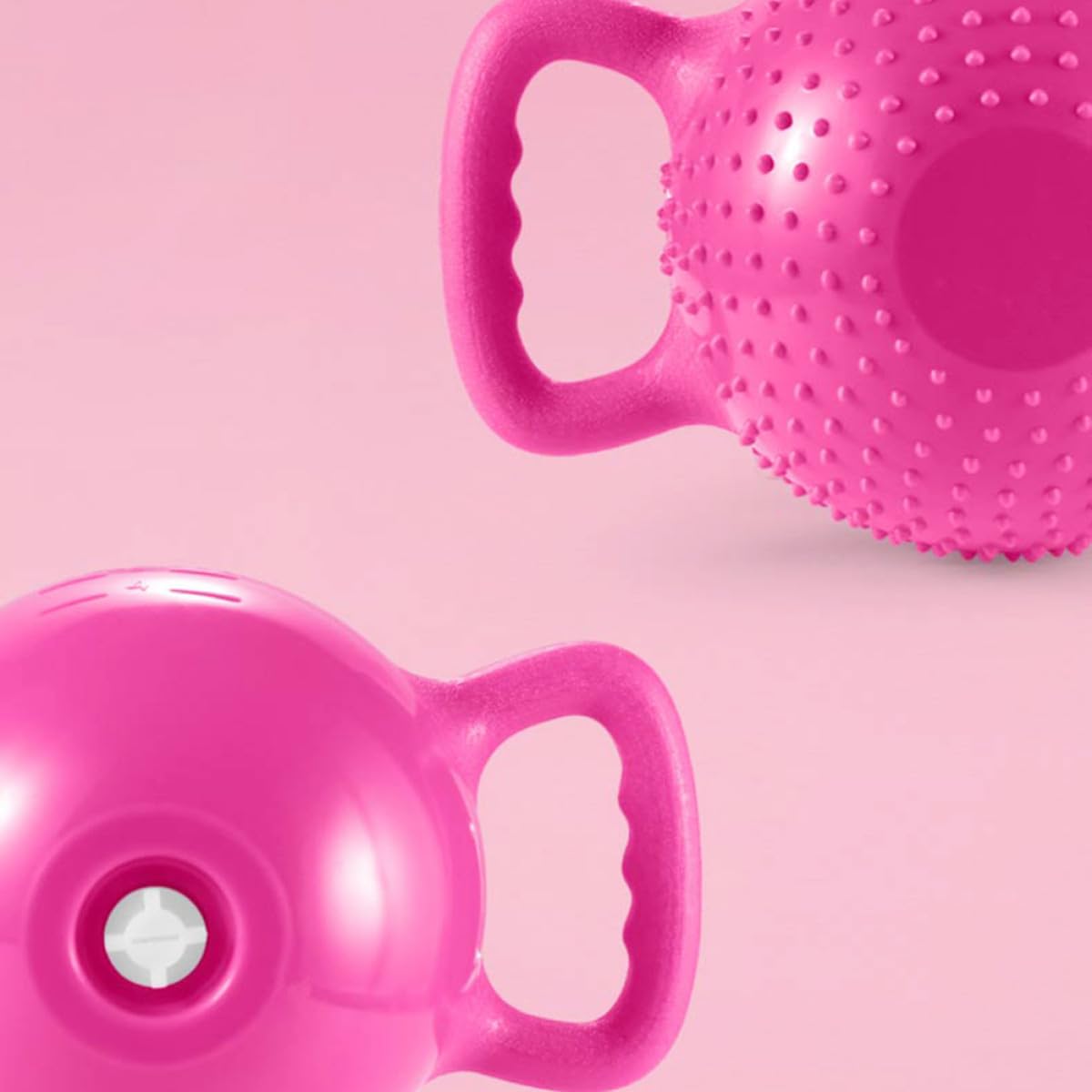 Kettlebell in Peso da Portatile Pvc Riempire Regolabile | Impugnatura Doppia, Antiscivolo, Protezione Pavimento, per Squat e Ginnastica, Comodo da Trasportare