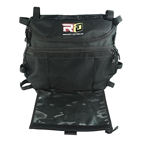 Rocket Offroad RO-UTV-RB Black Overhead Storage & Map Bag for RZR Cover