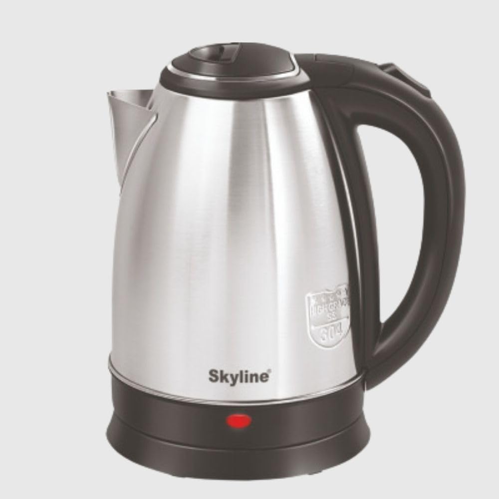 Skyline 1.8L Electric Kettle, 1500W Rapid Heating, Silver VTL-5006-image-2