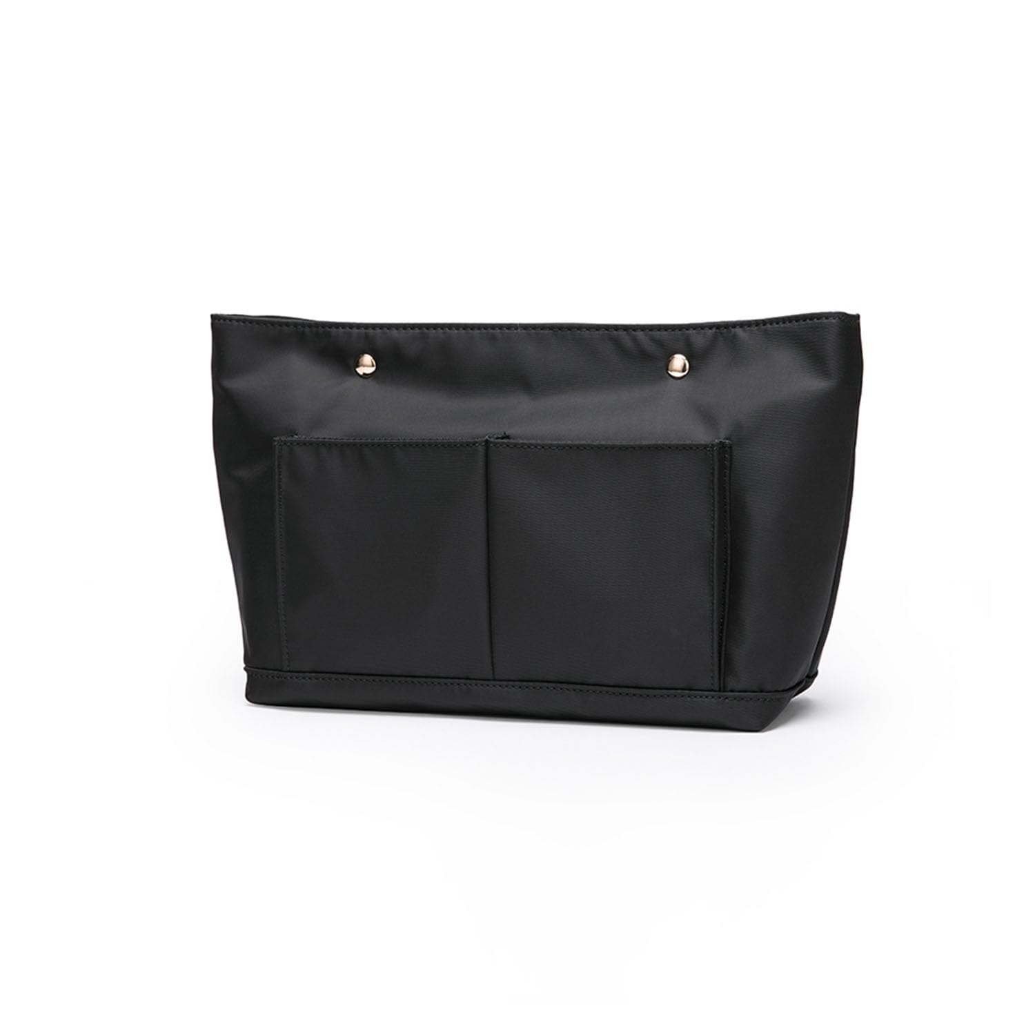 Organiseur de sac à main léger avec plusieurs poches – Organiseur de sac à main pour rangement et organisation, trousse de maquillage (nylon-noir, M)