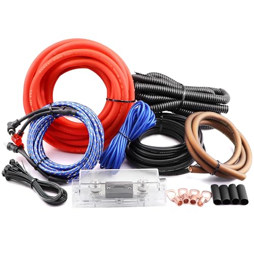 Ruikarhop 4 Gauge OFC AMP Wire Kit