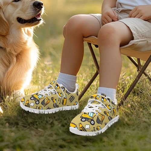Colorful Balls & Cars Print Little Kids Sneakers Boys Breathable Lightweight Running Tennis Shoes Non-Slip Athletic Sneaker4
