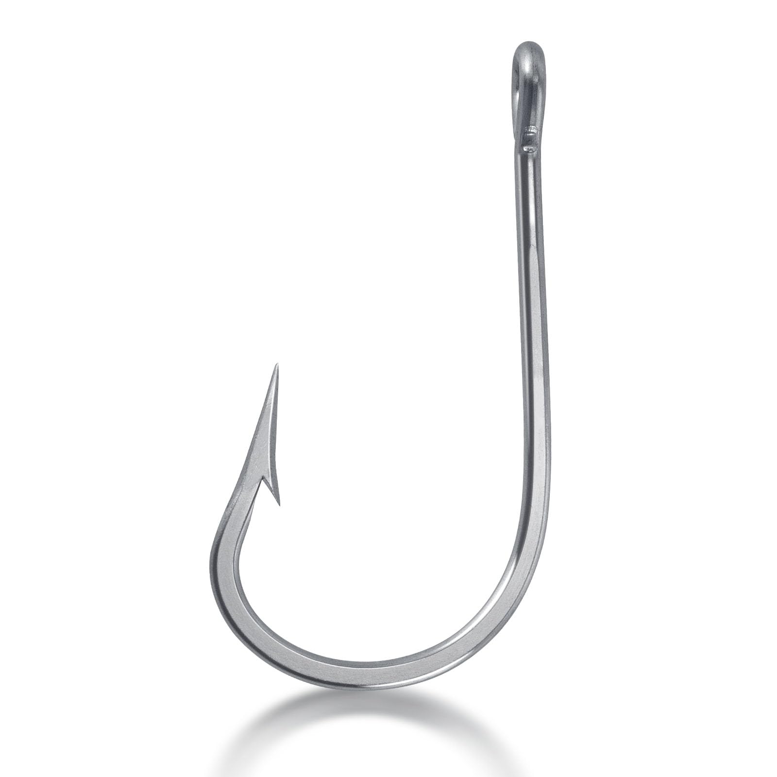 Dr.Fish 20 Pack Tuna Hooks Saltwater Big Game Shark Tarpon Live Bait Circle Stainless Steel Forged 7691S Non-Offset Giant Fishing Hook