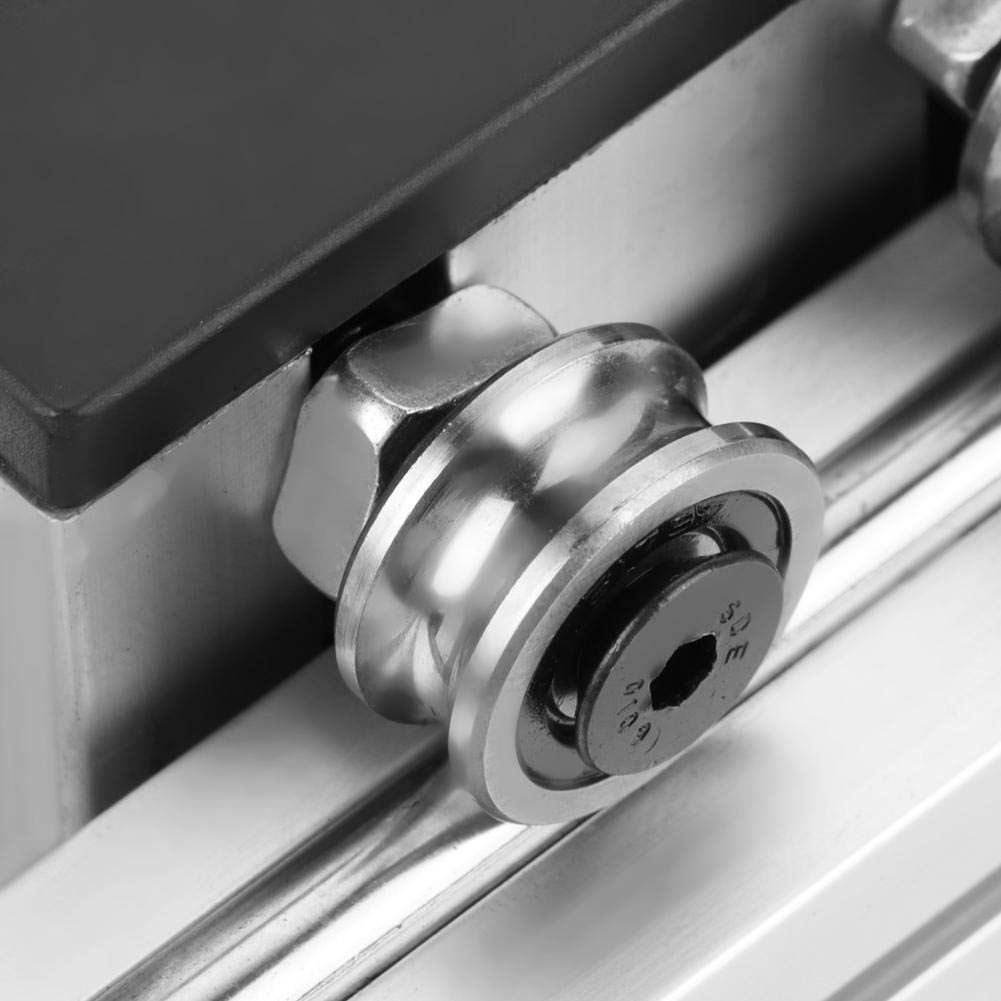 Akozon Tornillo de bola automático Lineal CNC Corredera de deslizamiento Actuador de etapa larga Guía Mesa deslizante Aluminio con motor paso a paso 100 mm Rango efectivo