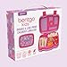 Bentgo Kids Prints Leak-Proof, 5-Compartment Bento-Style Kids Lunch Box - Ideal Portion Sizes for Ages 3-7, Durable, Drop-Proof, Dishwasher Safe, & PFAS & BPA-Free Materials (Fairies)