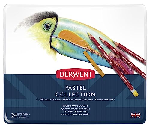 Derwent Pastel Collection Metal Tin 24 Count (0700301)
