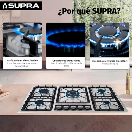 La Mejor Lista de Parrilla Empotrable Supra más recomendados. 15 Parrilla Empotrable Supra marca SUPRA (3)
