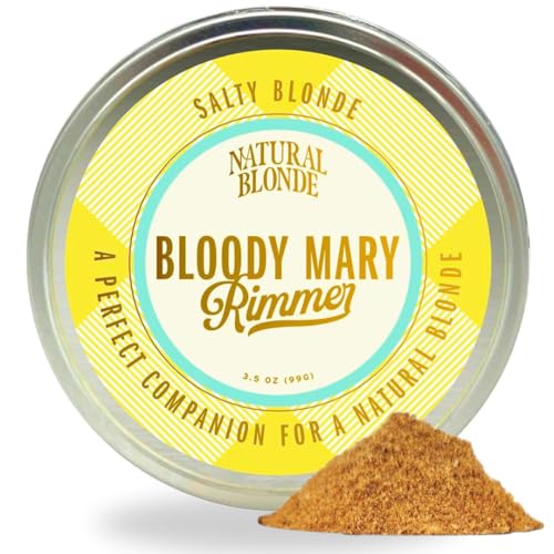 Natural Blonde Salty Blonde Premium Spiced Salt Rimmer - All Natural Cocktail Rimmer - Salt For Bloody Mary